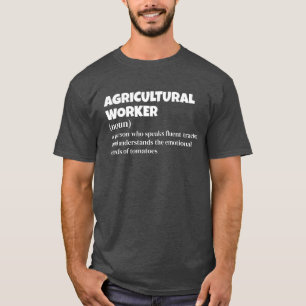 Camiseta Trabalhador Leiteiro - Definição de Trabalho Engra