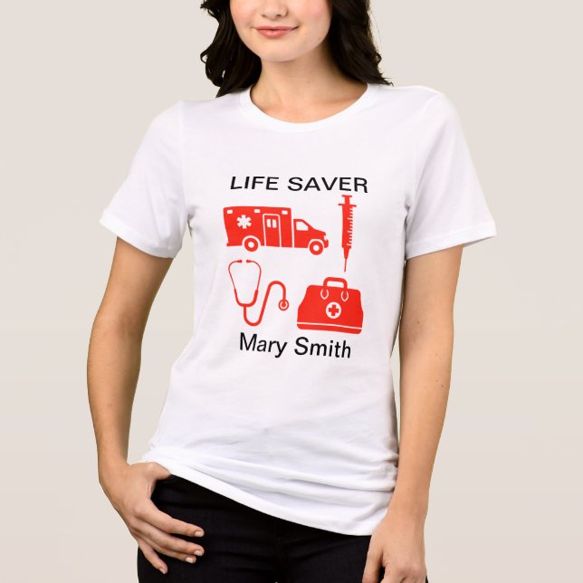 Camiseta Trabalhador Médico (Frente)