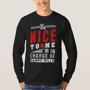 Camiseta Trabalhador médico paramédico Feliz Pills