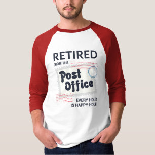 Camiseta Trabalhador Postal Aposentado, Mailman Funny