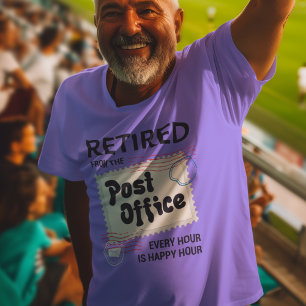 Camiseta Trabalhador Postal Aposentado, Mailman Funny