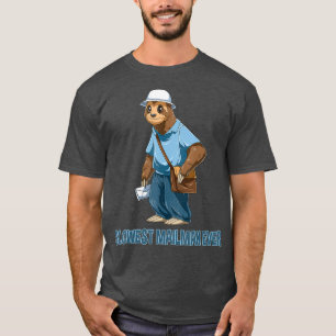 Camiseta Trabalhador Postal Da Mailman Mais Lento