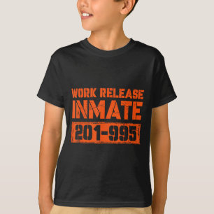 Camiseta Trabalhador Preso Divertido Prisioneiro Halloween