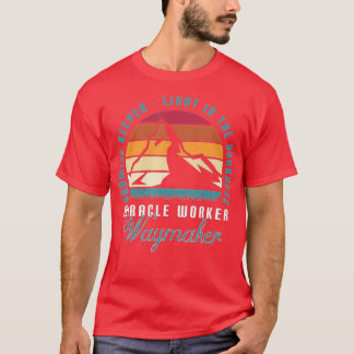 Camiseta Trabalhador Religioso Cristão de Montanha Retro