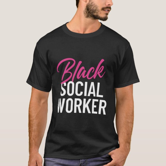Camiseta Trabalhador Social Africano (Frente)
