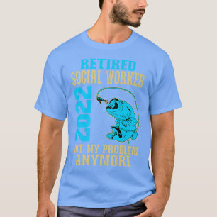 Camiseta Trabalhador social aposentado 2022: Retiremen de p