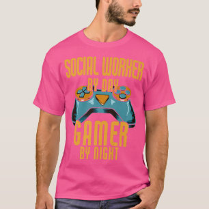 Camiseta Trabalhador Social Do Mens Por Jogador Do Dia Pela