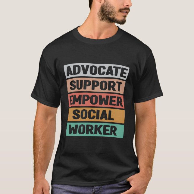 Camiseta Trabalhador Social Escolar (Frente)