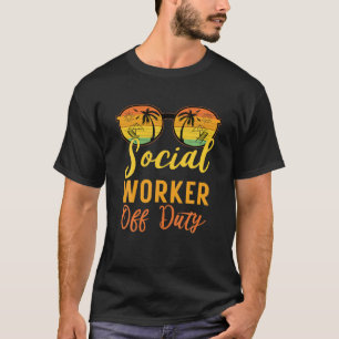 Camiseta Trabalhador Social Fora de Serviço Funcional Féria