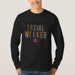 Camiseta Trabalhador Social Leopardo Grande Trabalho Social