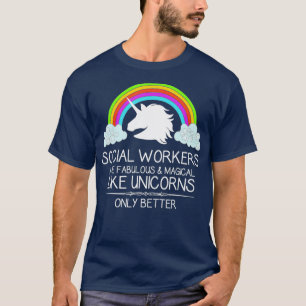 Camiseta Trabalhador Social Oferece Funcionários Sociais S