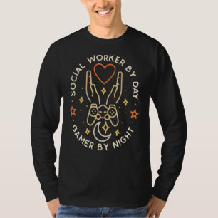 Camiseta Trabalhador Social Por Dia Jogador De Trabalho Not