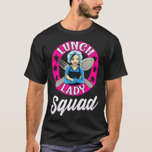 Camiseta Trabalhadora De Café Lady Squad De Volta À Escola