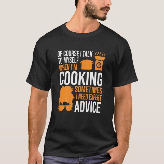 Camiseta Trabalhadora de Cafeteria de Lady School para Almo (Frente)