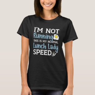 Camiseta Trabalhadora de Cafeteria Janta Lady Cook Lunch La