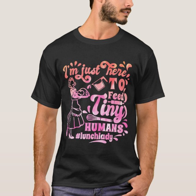 Camiseta Trabalhadora de Cafeteria Lady Roupa para Almoço p (Frente)