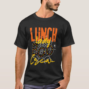 Camiseta Trabalhadora de Cafeteria T da Lady Boo Crew Funny