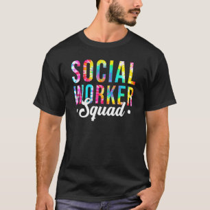 Camiseta Trabalhadora Social Esquadrão Apreciação Dia das M
