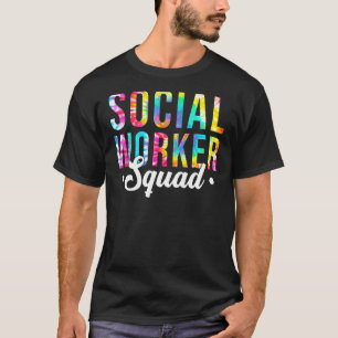 Camiseta Trabalhadora Social Esquadrão Apreciação Dia das M