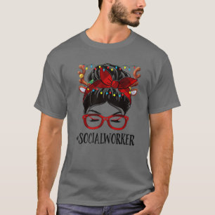 Camiseta Trabalhadora Social Viva Mulher de Natal Mensagem