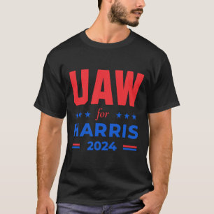 Camiseta Trabalhadores Automáticos Para Harris 2024 Uaw Red