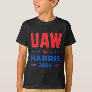 Camiseta Trabalhadores Automáticos Para Harris 2024 Uaw Red