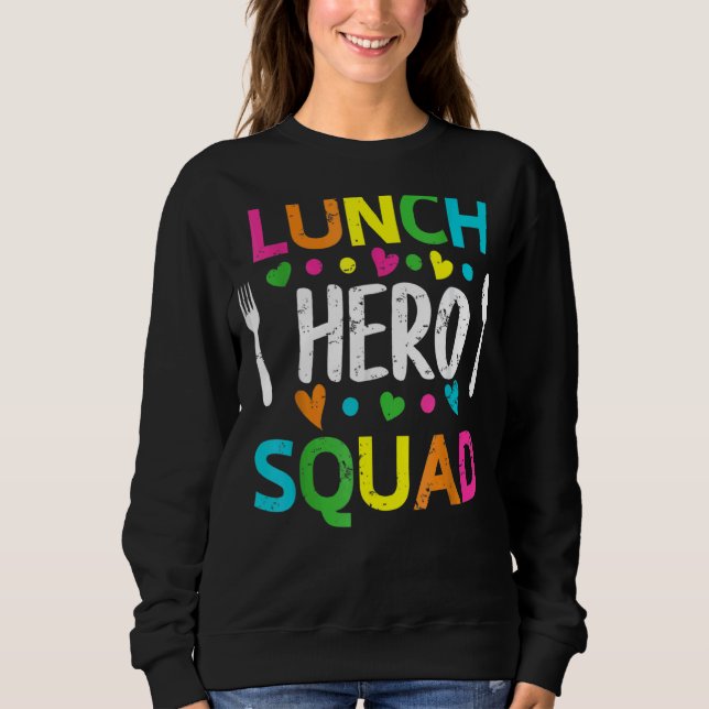 Camiseta Trabalhadores de cantinas de hero Squad no almoço  (Frente)