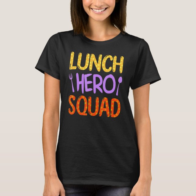 Camiseta Trabalhadores do Restaurante da Escola Hero Squad (Frente)