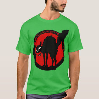 Camiseta trabalhadores industriais do mundo sabo tabby