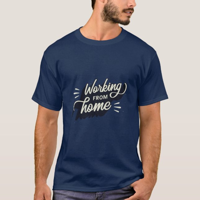 Camiseta Trabalhando a partir de casa (Frente)