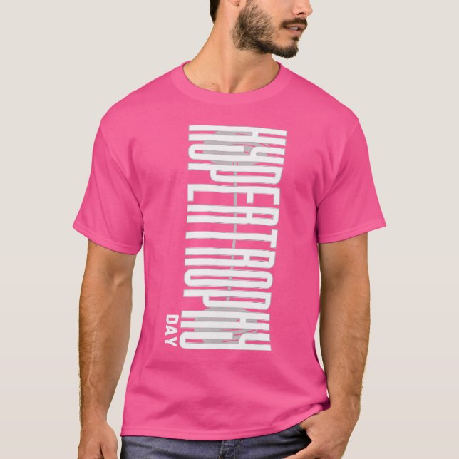 Camiseta Trabalhando com Hipertrofia Construção de Corpo de (Frente)