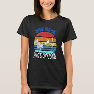 Camiseta Trabalhando De Calças Opcional   Designs Retro Pre
