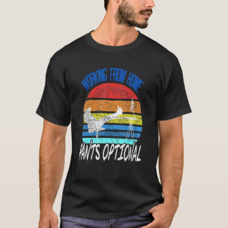 Camiseta Trabalhando De Calças Opcional   Designs Retro Pre
