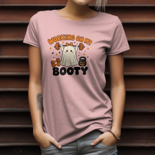 Camiseta Trabalhando Em Meu Fantasma De Treino De Bumbum De