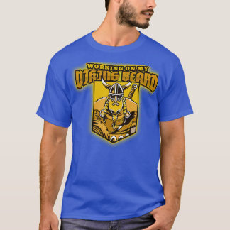 Camiseta Trabalhando em My Viking Beard Classic TSirt