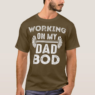 Camiseta Trabalhando Na Motivação Do Gym Do Pai 