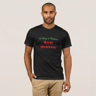 Camiseta Trabalhando na Trendy Humbug SarcasticTshirt natal