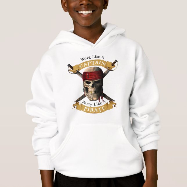 Camiseta Trabalhar Como Uma Festa De Capitã Como Uma Joll D (Frente)