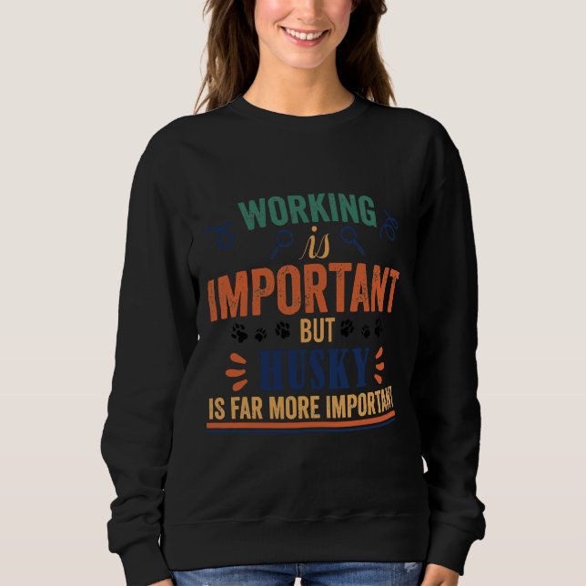 Camiseta Trabalhar É Importante, Mas Rouco É Muito Mais Imp (Frente)