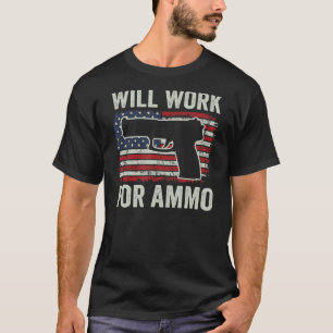 Camiseta Trabalhará Para A Arma De Sinalizador Usa Do Ammo 