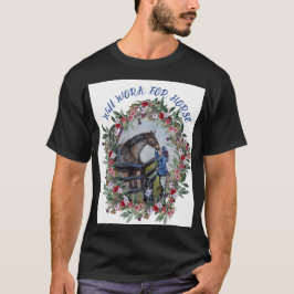 CAMISETA TRABALHARÁ PARA CAVALO