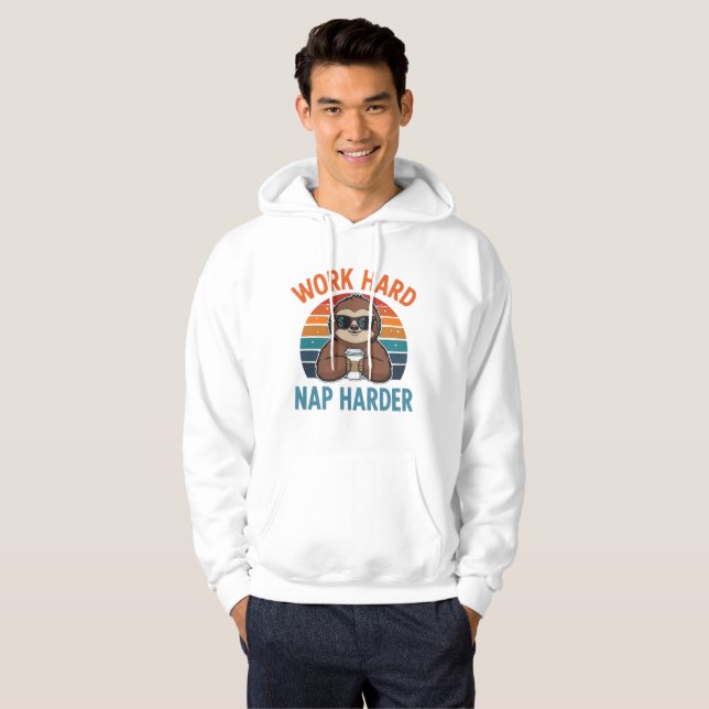 Camiseta Trabalhe Duro, Durma Mais Duro (Frente Completa)