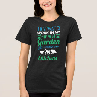 Camiseta Trabalhe No Meu Jardim
