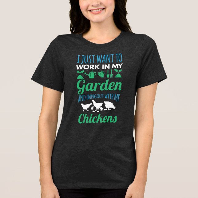 Camiseta Trabalhe No Meu Jardim (Frente)