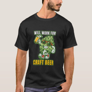 Camiseta Trabalhe para o Festival de Cerveja IPA do Cerveje