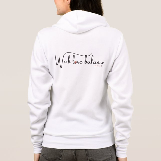 Camiseta Trabalho, Amor, Equilíbrio em letra de roteiro ver (Verso)