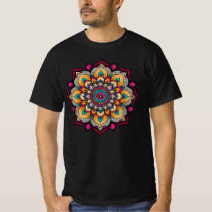 Camiseta Trabalho artístico espiritual de Mandala