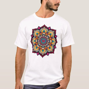 Camiseta Trabalho artístico espiritual de Mandala