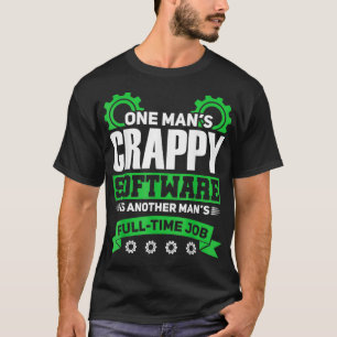 Camiseta Trabalho Binário do Linu do Programador Admin