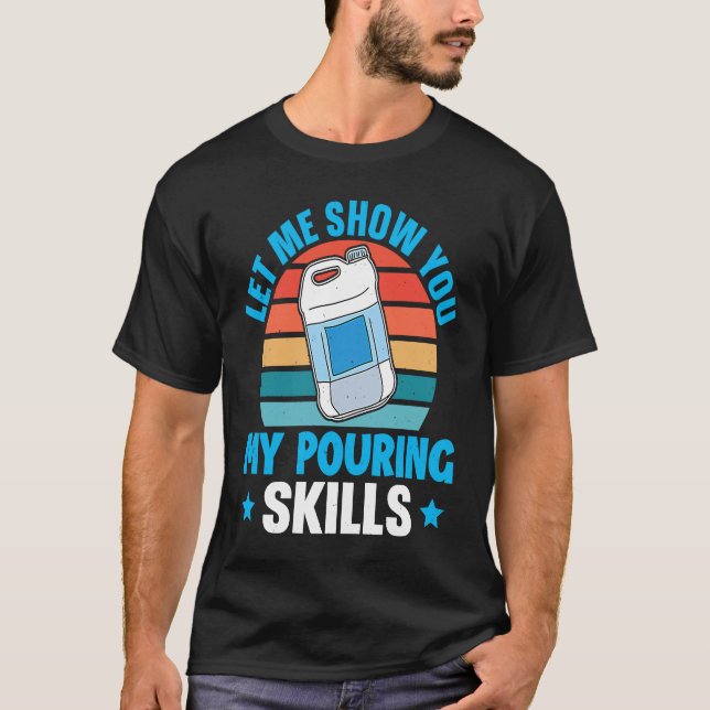 Camiseta Trabalho com Epoxy em Madeira, Deixe-me Mostrar Mi (Frente)